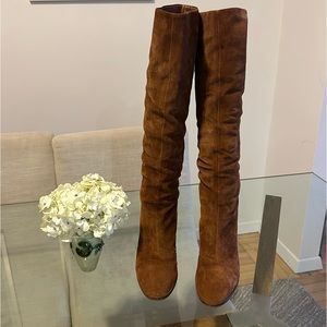 Vince Casper Slouch Boot size 9/39 Tan/Light Brown LIKE NEW